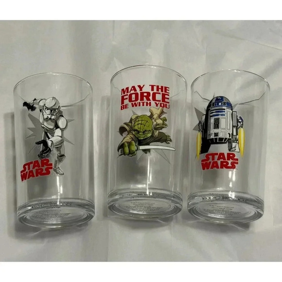 Star Wars Pint Glasses Set Of 4 - Picture 1 of 7
